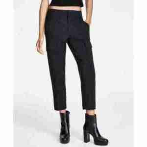 Calvin Klein Jeans High-Rise Stretch Twill Cargo Ankle Pants